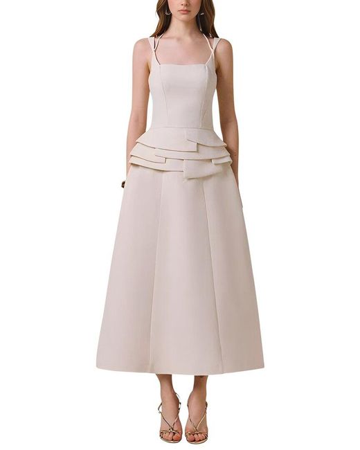 Amanda Royal White Midi Dress