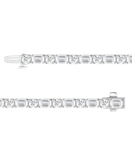 Lab Grown Diamonds White 14K 9.60 Ct. Tw. Lab-Grown Diamond Fashion Bracelet