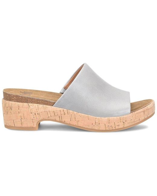 Söfft White Cass Leather Sandal