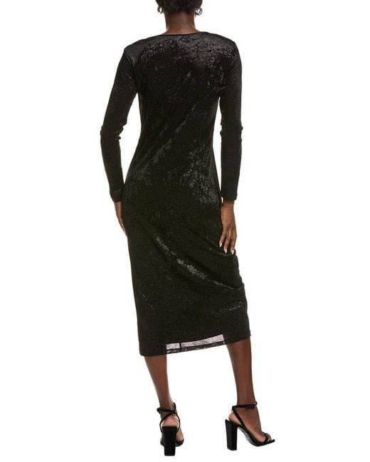 Vince Camuto Black Bodycon Maxi Dress