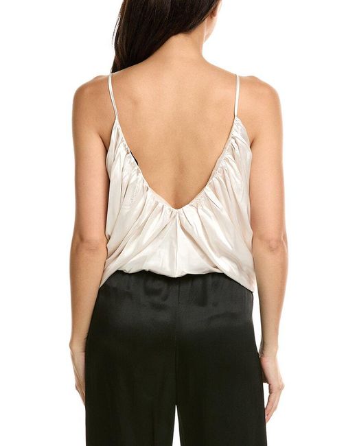 Estellina White Ruched Top