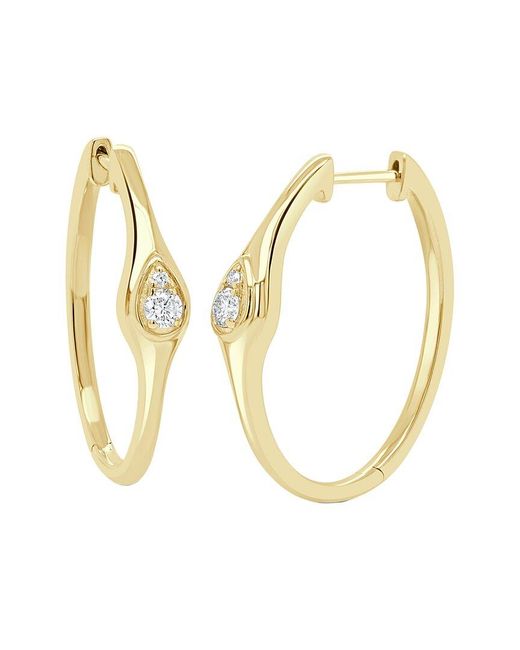 Sabrina Designs Metallic 14K 0.15 Ct. Tw. Diamond Earrings