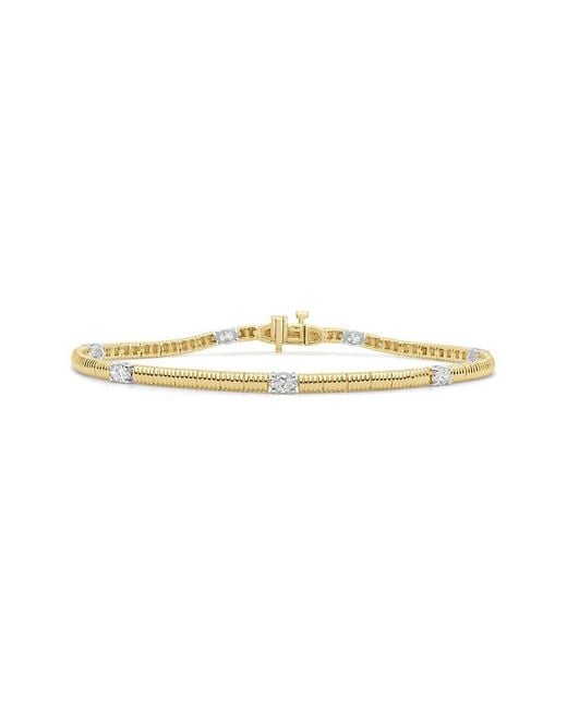Sabrina Designs White 14K 0.96 Ct. Tw. Diamond Stackable Bracelet