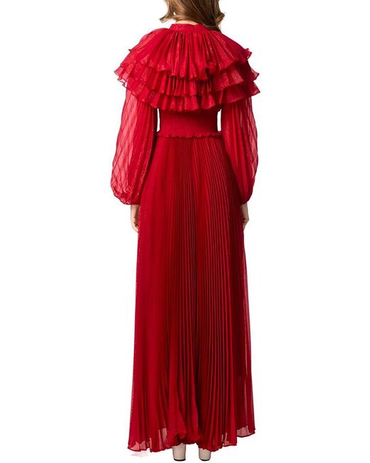 LIONELLO SALVI Red Maxi Dress