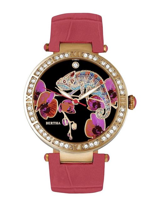Bertha Red Camilla Watch