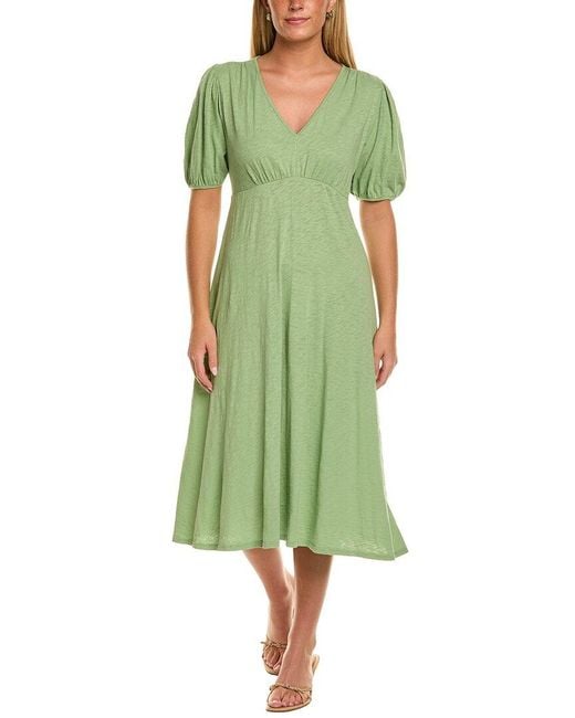 Velvet By Graham & Spencer Green Midi Dress