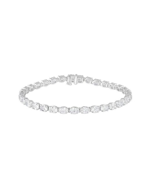 Lab Grown Diamonds White 14K 8.04 Ct. Tw. Lab Grown Diamond Bracelet