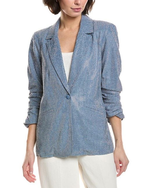 Cinq À Sept Blue Chambray Kylie Jacket