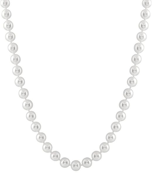 Masako Pearls White 14k 7-7.5mm Akoya Pearl Necklace