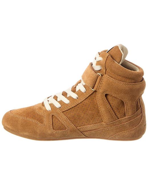 Isabel Marant Brown Senny Suede Sneaker