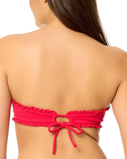 Raisins Red Bikini Top