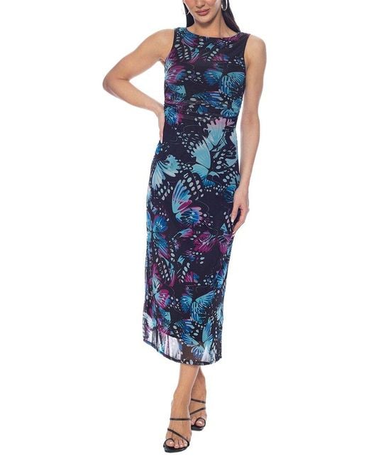Bebe Blue Midi Dress