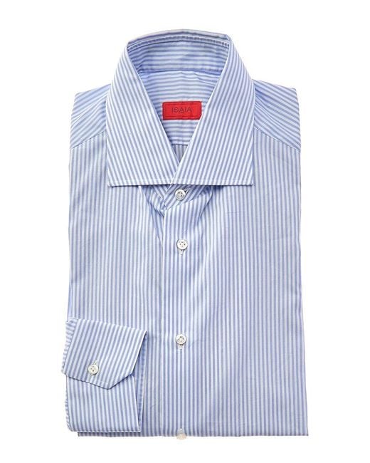 Isaia Blue Dress Shirt for men