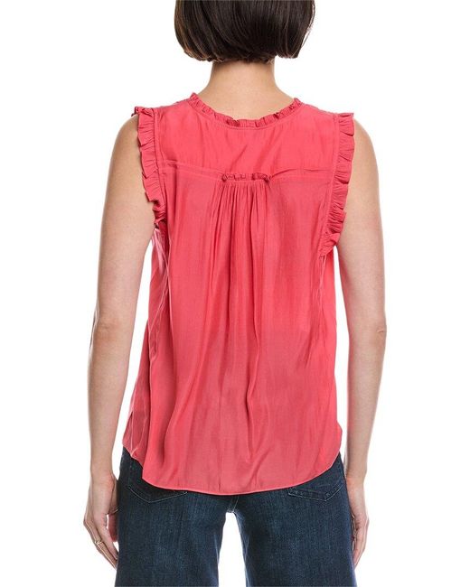 Ramy Brook Red Perri Top