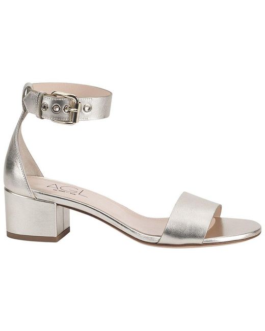 Agl Attilio Giusti Leombruni Metallic Lala Sandal Leather Sandal
