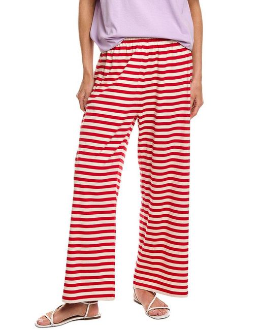 Marimekko Red Caissa Tasaraita Pant