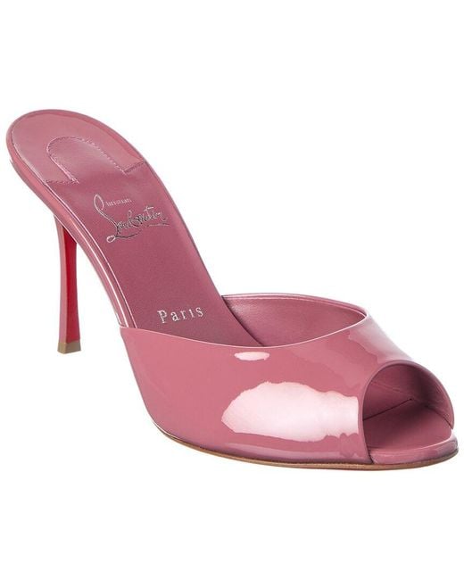Christian Louboutin Pink Me Dolly 85 Patent Sandal