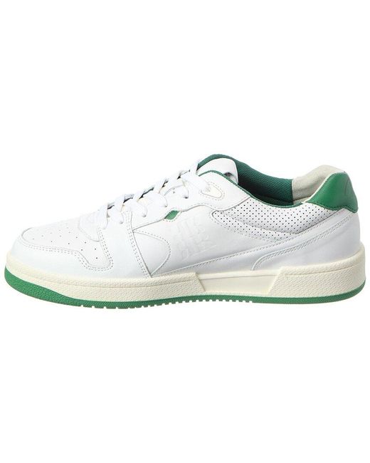 Reiss White Astor-Low Top Trainer Leather Sneaker for men