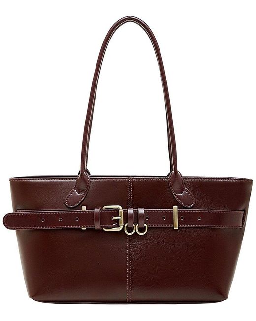 Adele Berto Brown Leather Tote
