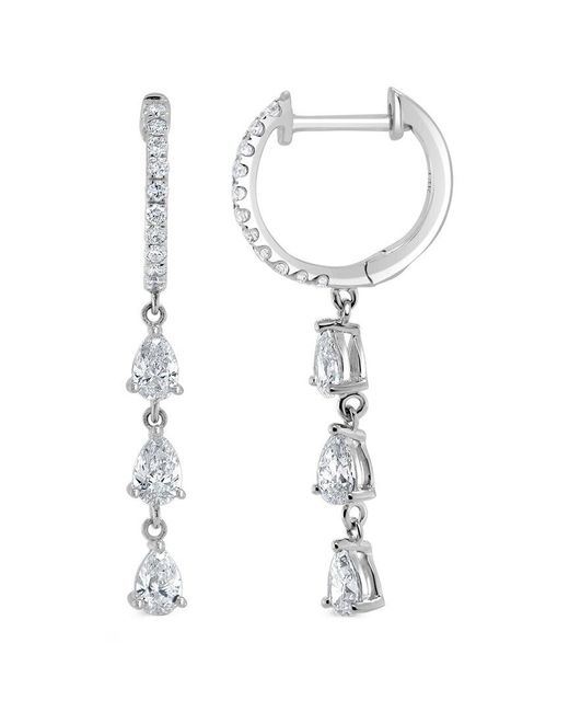 Sabrina Designs White 14K 1.00 Ct. Tw. Diamond Earrings