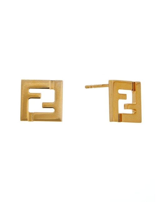 Fendi Metallic Forever Earrings