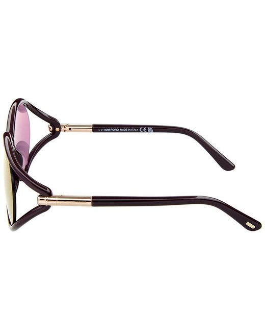 Tom Ford Brown Melody 59Mm Sunglasses