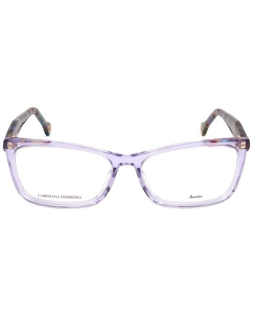 Carolina Herrera White 56Mm Optical Frames