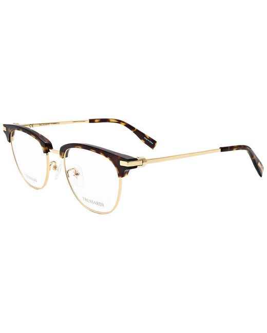 Trussardi Metallic Vtr097 51Mm Optical Frames