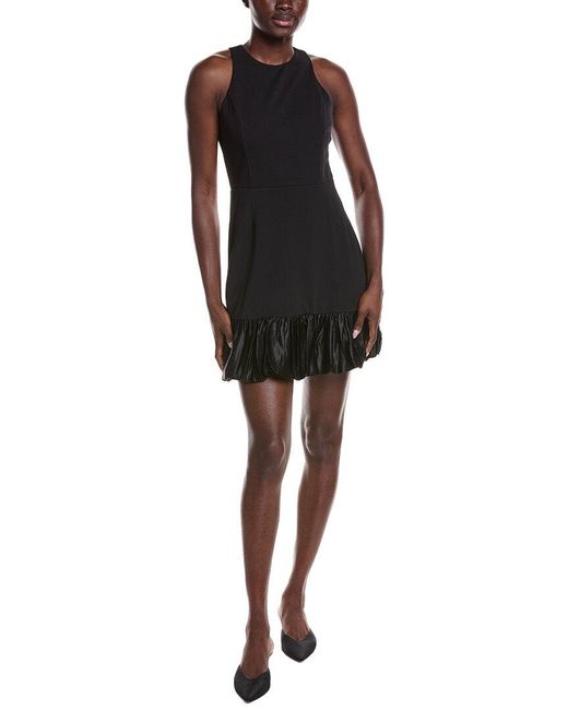 Laundry by Shelli Segal Black Bubble Hem Dress