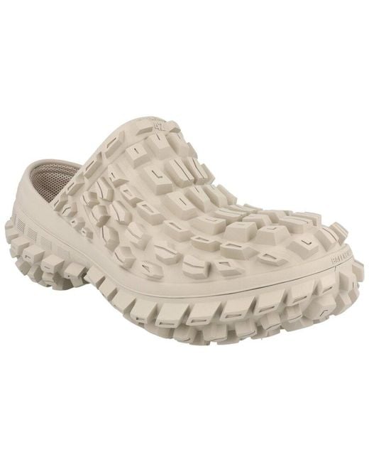 Balenciaga White Bouncer Rubber Clog for men