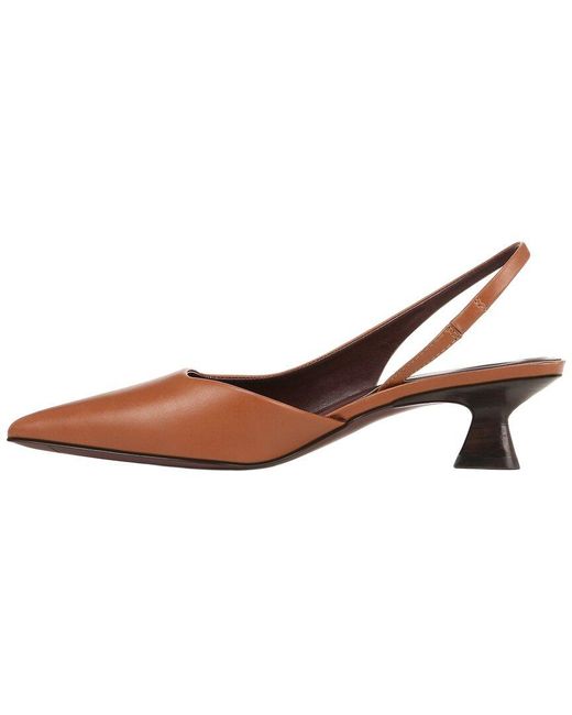 Sarto Brown A-Devin Leather Slingback