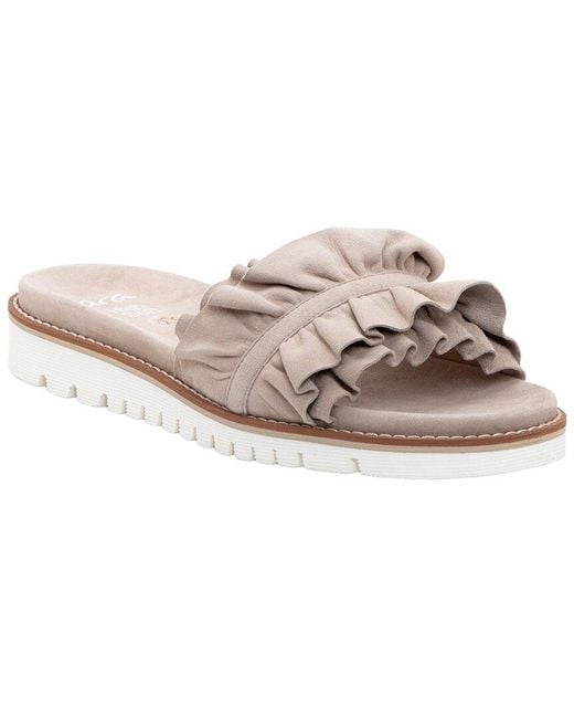 Ara Natural Keyes Suede Sandal