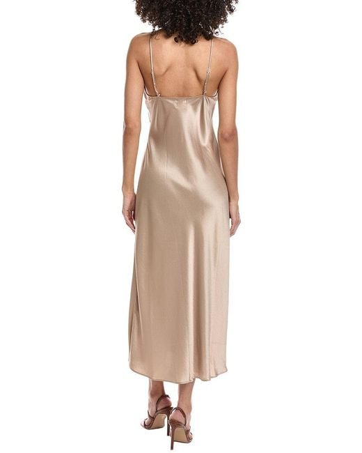 Leset Natural Barb Slip Dress