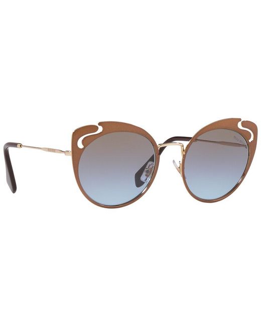 Miu Miu Brown 57ts 54mm Sunglasses