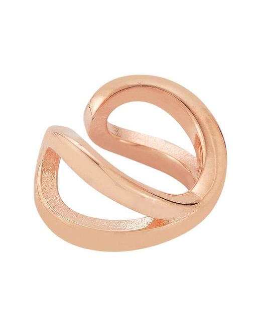 Glaze Jewelry White 14K Rose-Plated Earrings