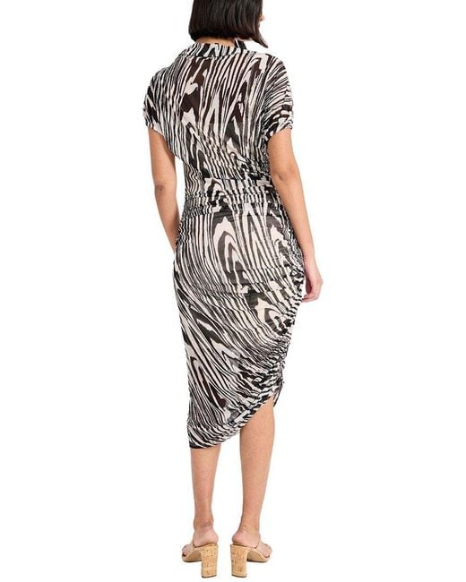 Donna Morgan White Midi Dress