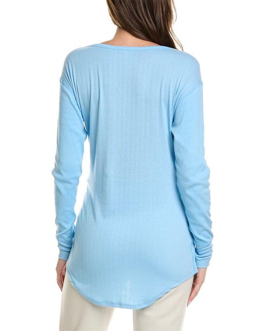 Free People Blue Weekend Vibe Pullover