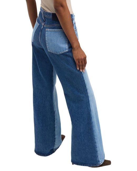 7 For All Mankind Blue Retro Joker Flare Leg Jean