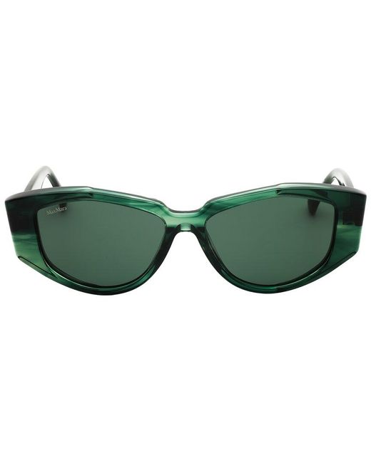 Max Mara Green Mm0161 52Mm Sunglasses