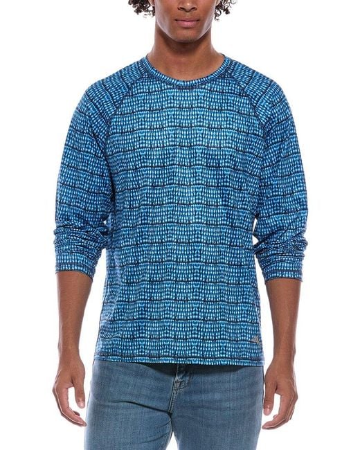 Tommy Bahama Blue Tidal Dye T-Shirt for men