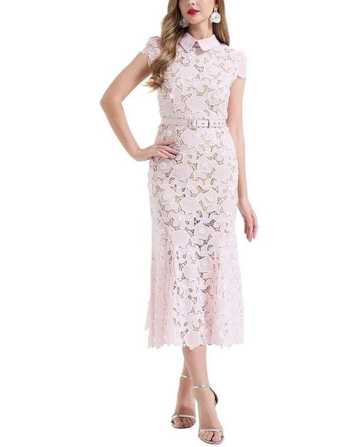 Kaimilan Pink Midi Dress