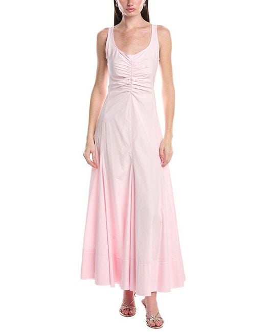 Max Mara Pink Galante Maxi Dress