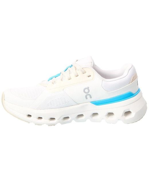 On Shoes White Cloudrunner 2 Sneaker
