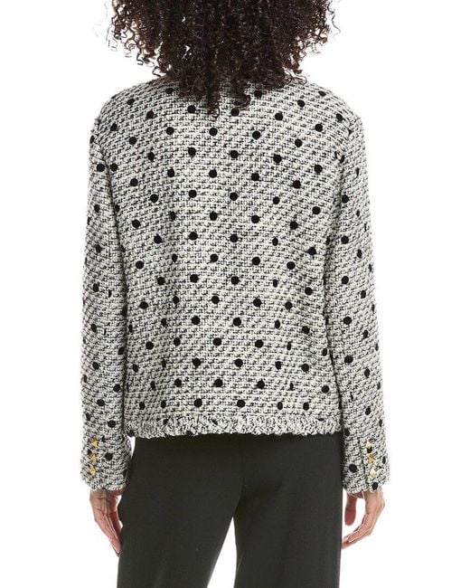 Valentino Gray Giacca Wool-Blend Jacket