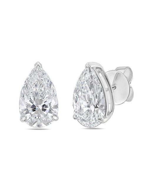 Diana M Metallic Diana M. 14K 5.00 Ct. Tw. Lab-Grown Diamond Earrings