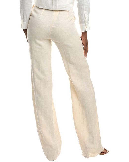 Max Mara Natural Studio Cordova Linen Pant