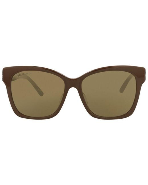 サングラス BALENCIAGA Woman Sunglasses Brown BB0102SA 002 Balenciaga BB0102SA 002 sunglasses