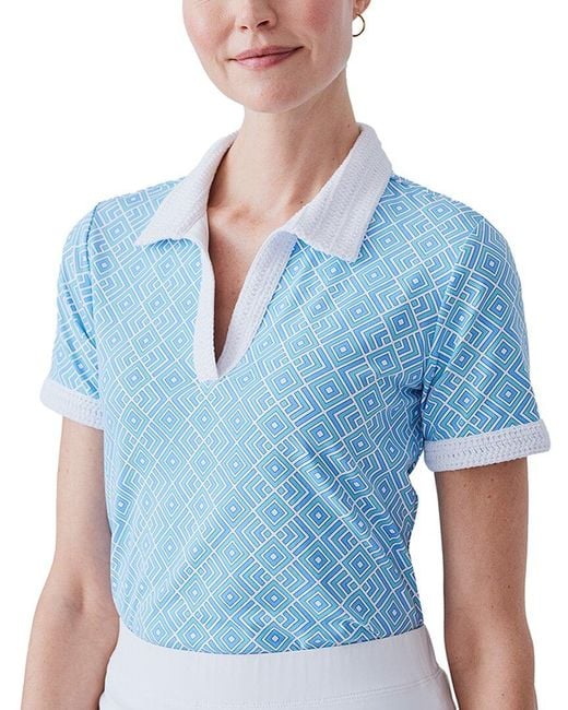 J.McLaughlin Blue Arbor Top
