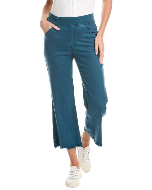 XCVI Blue Lorilei Twill Pant