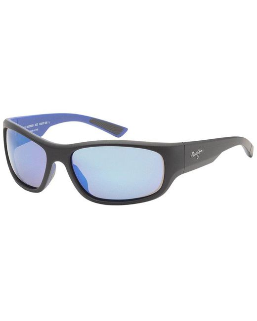 Maui Jim Blue Maukele 64Mm Sunglasses for men